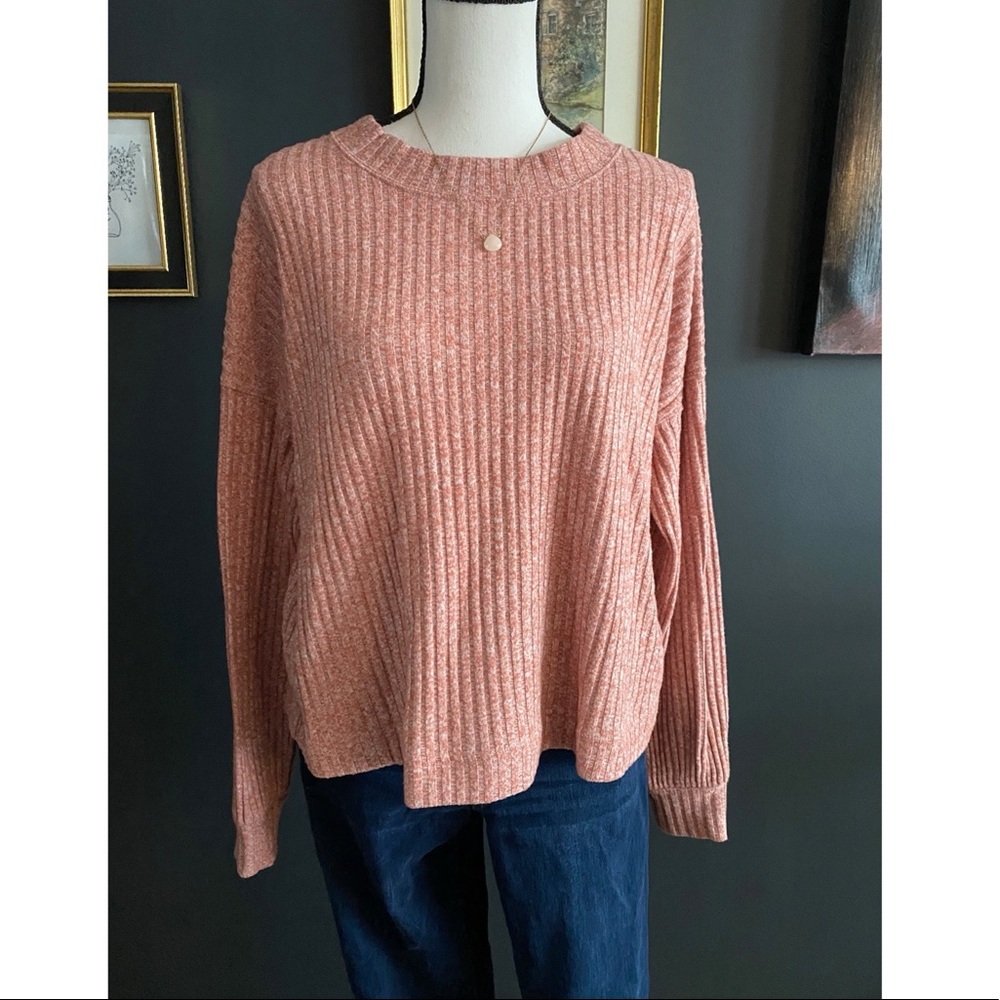 American Eagle Striped Soft & Sexy Plush Long Sleeve